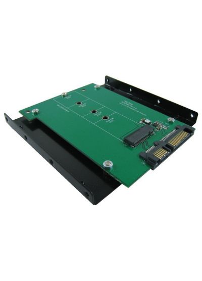 M.2 (NGFF) SSD to SATA III Adapter with 3.5" Bracket