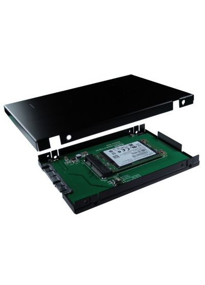 mSATA SSD to SATA III Adapter with 2.5" SSD Enclosure