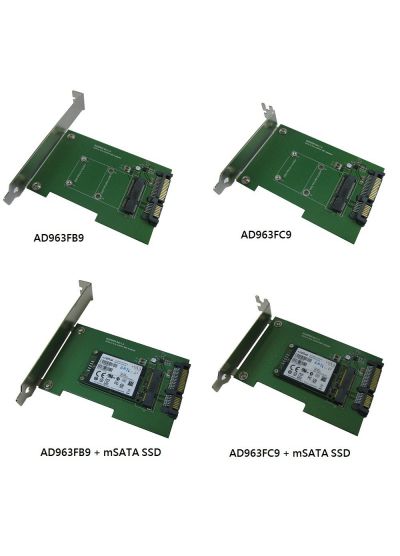 mSATA to SATA III Adapter with PCI-e Bracket