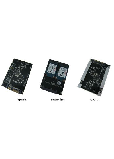 SATA II Raid Card for mSATA SSD with 2.5" SSD Housing